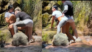 CAUGHT FUCKING IN THE RIVER OUTDOORS