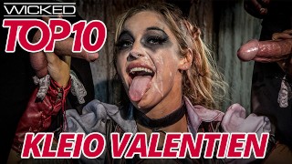 Wicked - Top 10 Kleio Valenting Videos - Blonde Inked Babe Rides And Fucks Big Dicks